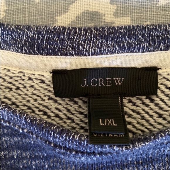 J Crew Twist Front Sweatshirt size Large / X-Large - Picture 5 of 9